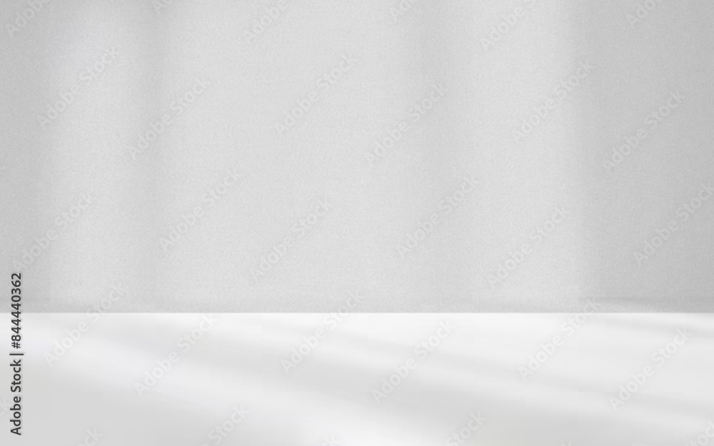 A minimalist white studio background perfect for product presentations ...