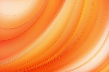 Wall Mural - Abstract orange and white background with a curved wave design