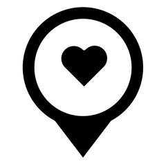 Poster - map pin place icon 