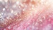 © Boraryn - Abstract blur bokeh background. Silver white golden bokeh on defocused pale pink background