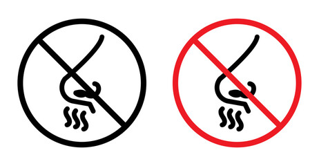 Poster - No Smell Sign Promote Clean and Odor-Free Environments
