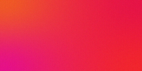Poster - Fuchsia vibrant pink blurred yellow grainy gradient background. Carmine pink pale grainy gradient texture. Soft gradient backdrop with grain and noise.
