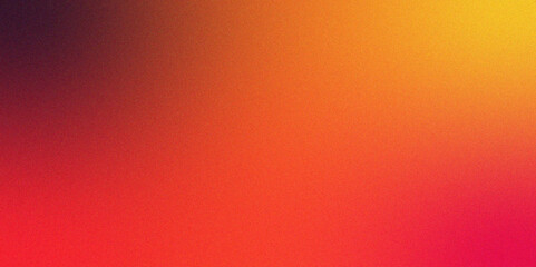 Poster - Fuchsia vibrant pink blurred yellow grainy gradient background. Carmine pink pale grainy gradient texture. Soft gradient backdrop with grain and noise.