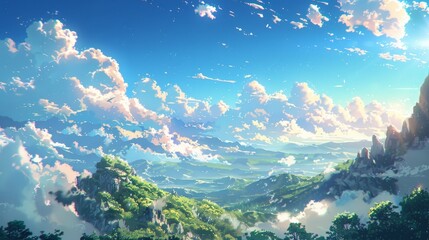 Coastal Anime Backgrounds for Refreshing Views
