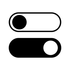 Poster - On and Off Switch Button vector icon