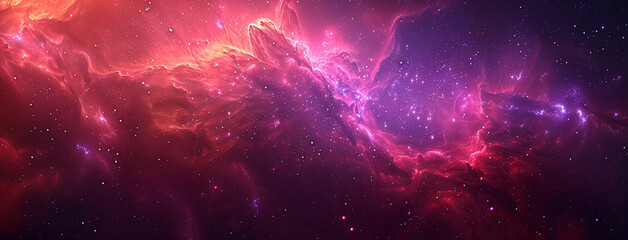 Wall Mural - space nebula and galaxy, nebula and galaxies in space. abstract cosmos background, banner