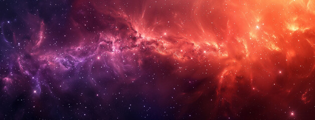 Wall Mural - space nebula and galaxy, nebula and galaxies in space. abstract cosmos background, banner