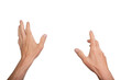 © valiantsin - Hand reaching out, point of view POV perspective, isolated on white background. Gesture indicating interaction or virtual reality, ideal for technology and communication concepts., transparent PNG