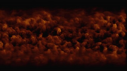 Poster - Abstract smoke. Computer generated 3d render