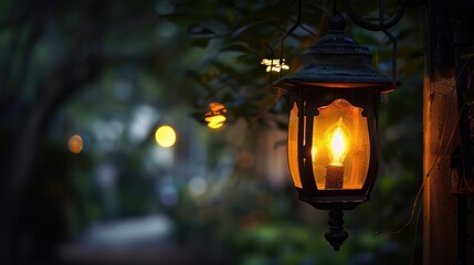 Canvas Print - lantern in the night