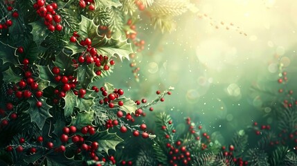 Wall Mural - Delicate Christmas Backgrounds for Sublime Beauty