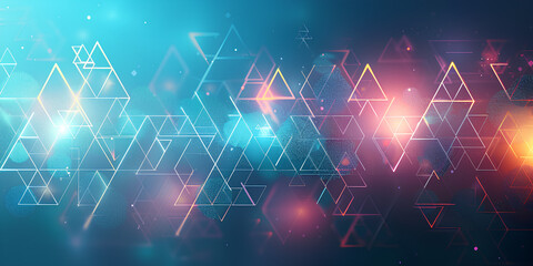 Abstract background with a geometric pattern of triangle shapes. Graphic design element