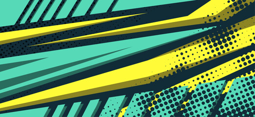Poster - background abstract vector art. Sports textile modern pattern wallpaper. Vector bright print for fabric or wallpaper. Urban Camouflage Sport. Racing cover for vinyl wrap and decal. dot circle halftone