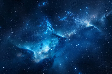 Wall Mural - night starry sky and milky way. space dark background with fragment of our galaxy