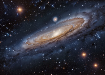 Wall Mural - galaxy m31 in the constellation of andromeda. andromeda galaxy