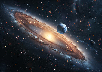 Wall Mural - galaxy m31 in the constellation of andromeda. andromeda galaxy
