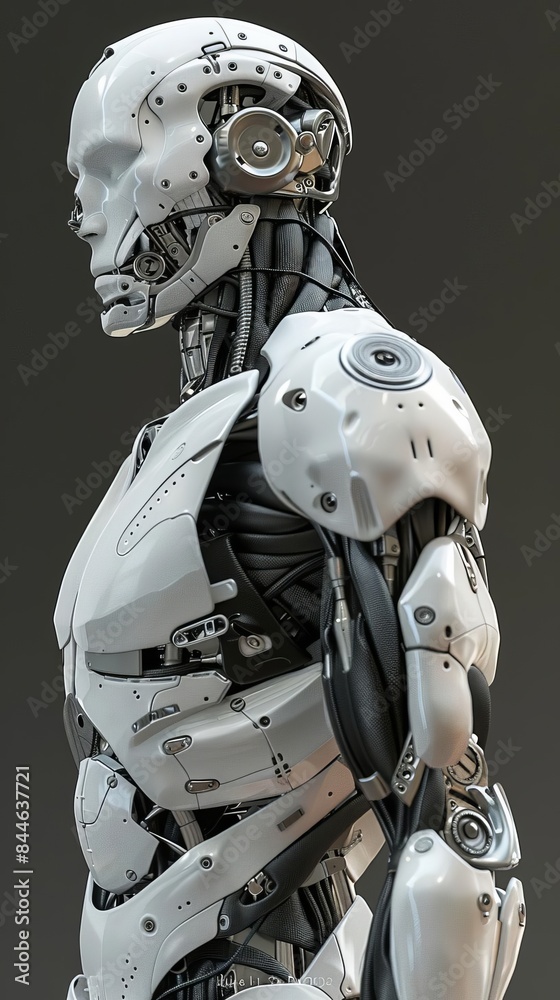 85 Cyborg robotic bio prosthetic android humanoid anatomy detail Stock ...