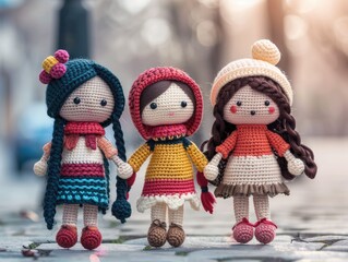 Poster - dolls in the snow