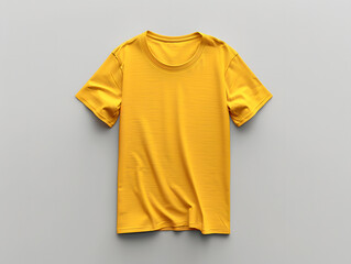 Wall Mural - Yellow t-shirt mockup