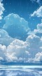 © Chano_1_na - 210 Dynamic cartoon weather forecast displaying cloud movement and precipitation