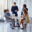 © ArcursPI/peopleimages.com - Discussion, meeting and businesspeople with leader, planning or teamwork in office. Collaboration, lawyer or diversity for litigation team, defence and strategy or brainstorming for law firm employee