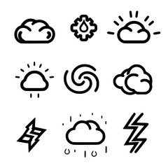 cloud icon, weather icon, rain icon, storm icon, cloudy, cloud, icon, weather, symbol, vector, sky, 