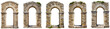 © PNG transparent - Old stone arch transparent isolated background PNG file