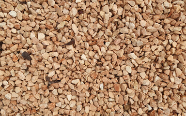 Sticker - brown gravel texture background