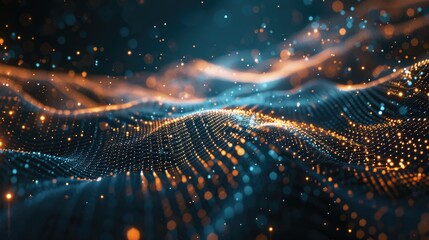 Aufkleber - Technology abstract background. background high tech. Concept technology, innovation, big data, Ai, network, business, modern, online
