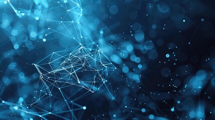 Aufkleber - Technology abstract background. background high tech. Concept technology, innovation, big data, Ai, network, business, modern, online