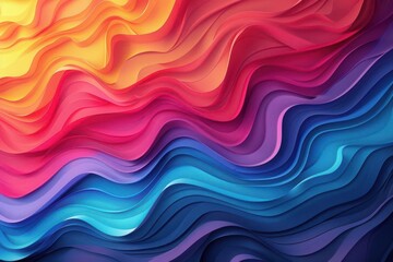 Poster - Modern colorful gradient with bold transitions and vibrant hues for a contemporary twist.