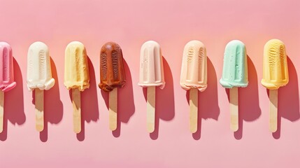 Poster - Iconic image of ice cream boasting sweet and delectable hues