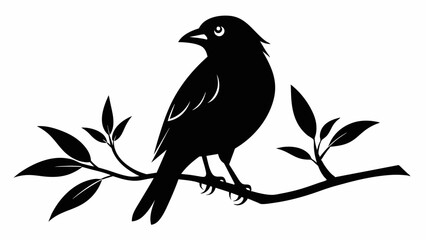 Canvas Print - bird on a branch