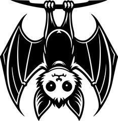 Sticker - Hanging Vampire Bat