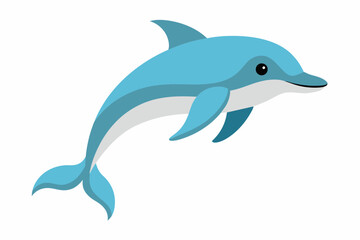 Poster - dolphin fish vector illustration