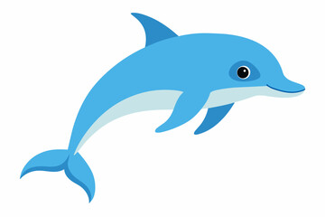 Poster - dolphin fish vector illustration