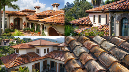 Poster - roofs of the city