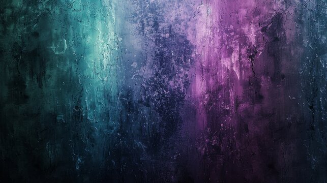 A dark grainy gradient background with blue, purple, and green hues, ideal for a modern and abstract design. 
