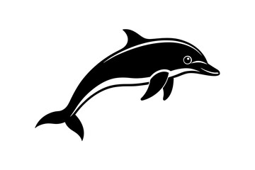 Wall Mural - dolphin fish vector illustration