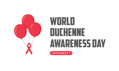 world duchenne awareness day vector illustration design