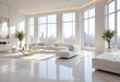 © Eyeam - white and gold theme modern interior