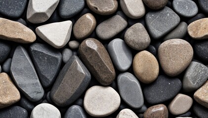 Texture of river stones, abstract nature river pebbles stone background