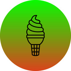 Wall Mural - Ice Cream Icon