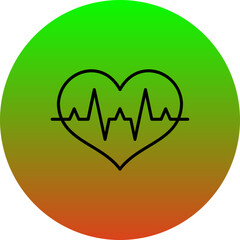 Poster - Heart rate Icon