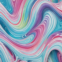 Wall Mural - futuristic 3d watercolor vector art with generative ai on a white background, incorporating negative