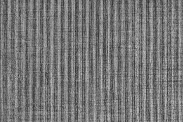 Wall Mural - Ridge texture background of velour corduroy black cloth. Large ribbed, coarse weaving velveteen, striped upholstery texture fabric, furniture textile material, design, decor