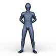 © tsuneomp - サイバーマン　3DCGレンダリング