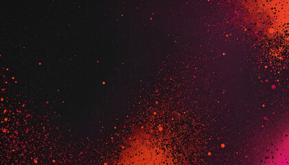 Wall Mural - colorful grainy gradient background with orange, pink, black, and red tones for web design or poster