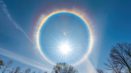 Sticker - Circular rainbow around the sun sun halo