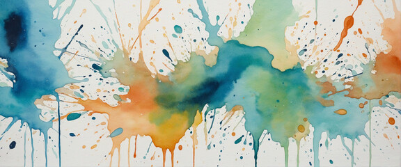 Wall Mural - watercolor inspired transparent textures for your design needs